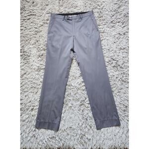 John Varvatos USA Pants Mens 32x31 Gray Slacks Flat Front Straight Leg Preppy